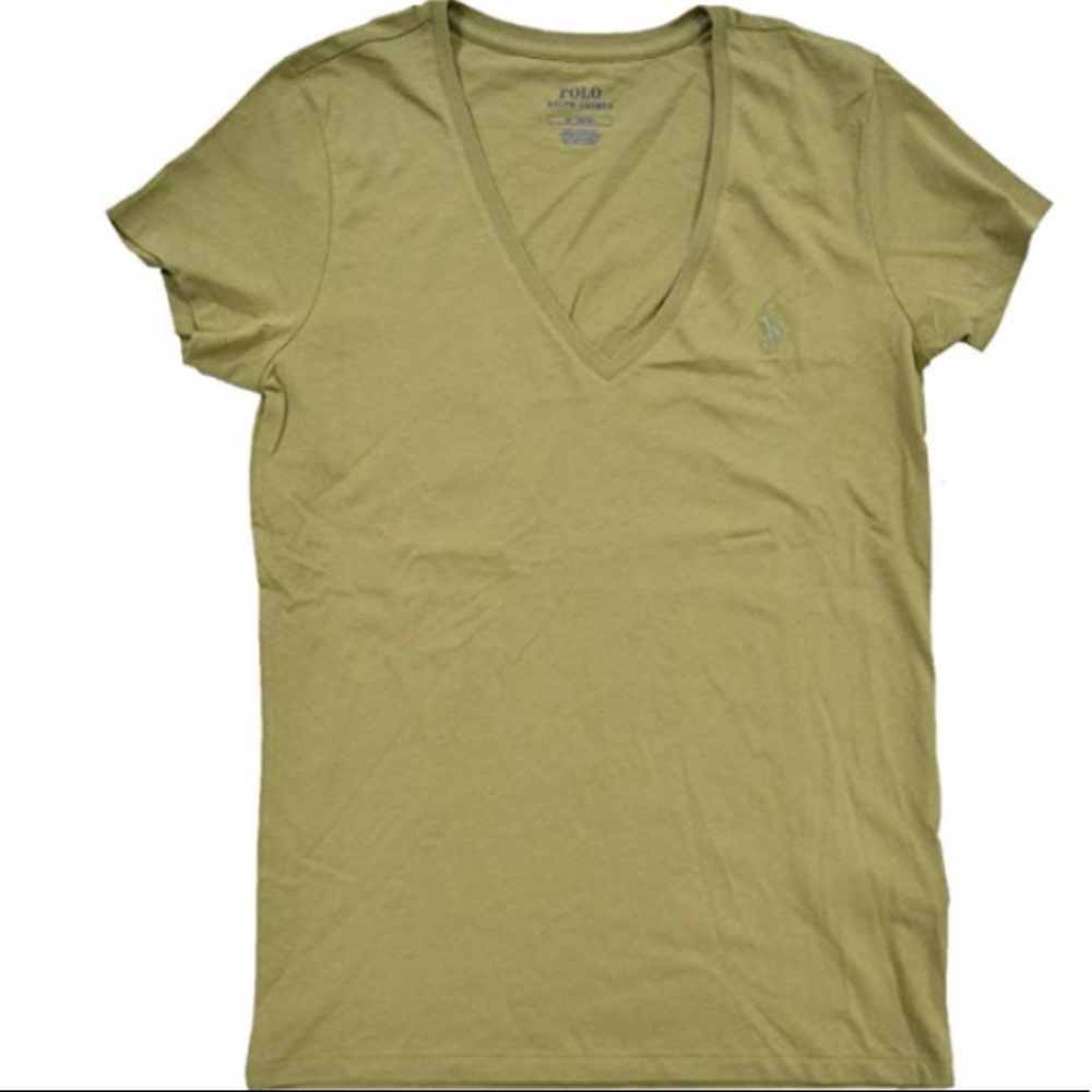 Polo Ralph Lauren Women's Pony Logo V-Neck Tee